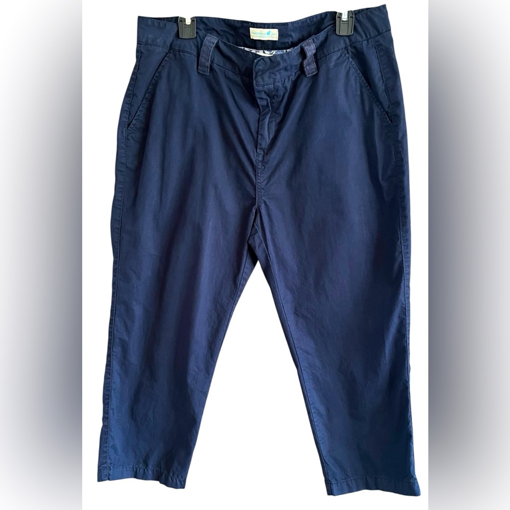 Caribbean Joe Navy Blue Bermuda Shorts